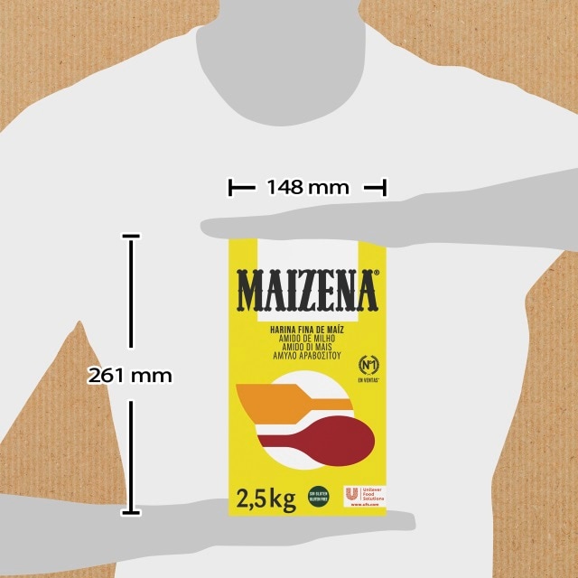Maizena Harina Fina de Maíz sin gluten caja 2,5kg - Maizena® acompaña a los chefs profesionales en sus recetas, sin fallar desde hace más de 150 años.